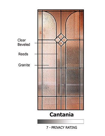 WDMA 32x80 Door (2ft8in by 6ft8in) Exterior Cherry 80in Full Lite Cantania Door 2
