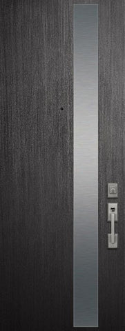WDMA 32x96 Door (2ft8in by 8ft) Exterior Mahogany 96in Costa Mesa Steel Contemporary Door 1