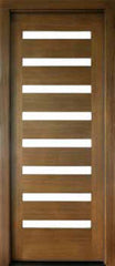 WDMA 34x78 Door (2ft10in by 6ft6in) Exterior Mahogany Milan 8 Lite Impact Single Door 1