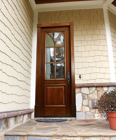WDMA 34x78 Door (2ft10in by 6ft6in) Exterior Mahogany Seville Impact Single Door Renaissance 2