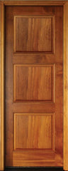 WDMA 34x78 Door (2ft10in by 6ft6in) Exterior Mahogany Full View 3 Panel Single Door 1