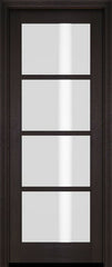 WDMA 34x78 Door (2ft10in by 6ft6in) Interior Swing Mahogany 4 Lite TDL Exterior or Single Door 2