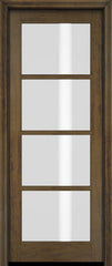 WDMA 34x78 Door (2ft10in by 6ft6in) Interior Swing Mahogany 4 Lite TDL Exterior or Single Door 3