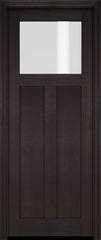 WDMA 34x78 Door (2ft10in by 6ft6in) Exterior Barn Mahogany Top Lite Craftsman or Interior Single Door 2