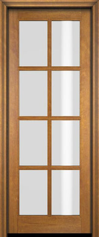 WDMA 34x78 Door (2ft10in by 6ft6in) Exterior Swing Mahogany 8 Lite TDL or Interior Single Door 1