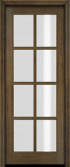 WDMA 34x78 Door (2ft10in by 6ft6in) Exterior Swing Mahogany 8 Lite TDL or Interior Single Door 3