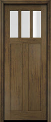 WDMA 34x78 Door (2ft10in by 6ft6in) Interior Swing Mahogany 3 Horizontal Lite Craftsman Exterior or Single Door 4