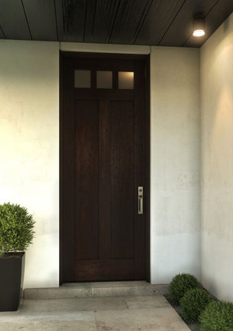 WDMA 34x78 Door (2ft10in by 6ft6in) Interior Barn Mahogany Top View Lite Shaker Craftsman 2 Panel Exterior or Single Door 1
