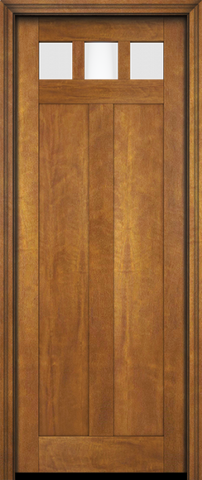 WDMA 34x78 Door (2ft10in by 6ft6in) Interior Barn Mahogany Top View Lite Shaker Craftsman 2 Panel Exterior or Single Door 2