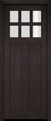 WDMA 34x78 Door (2ft10in by 6ft6in) Interior Swing Mahogany 6 Lite Craftsman Exterior or Single Door 3