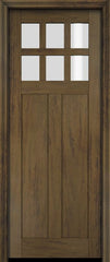 WDMA 34x78 Door (2ft10in by 6ft6in) Interior Swing Mahogany 6 Lite Craftsman Exterior or Single Door 4
