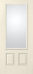 WDMA 34x80 Door (2ft10in by 6ft8in) French Smooth Satin Etch 3/4 Lite 2 Panel Star Single Door  1