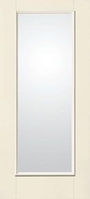 WDMA 34x80 Door (2ft10in by 6ft8in) French Smooth fiberglass Impact Door 6ft8in Full Lite With Stile Lines Low-E 1