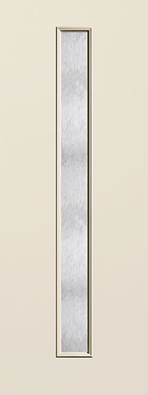 WDMA 34x96 Door (2ft10in by 8ft) Exterior Smooth Fiberglass Door 8ft Linea Centered Chord 1