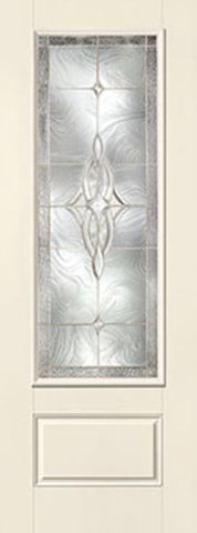 WDMA 34x96 Door (2ft10in by 8ft) Exterior Smooth Wellesley 8ft 3/4 Lite 1 Panel Star Single Door 1