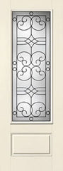 WDMA 34x96 Door (2ft10in by 8ft) Exterior Smooth Salinas 8ft 3/4 Lite 1 Panel Star Single Door 1