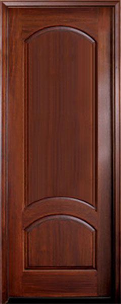 WDMA 36x108 Door (3ft by 9ft) Exterior Mahogany Aberdeen Solid Panel Impact Single Door 1