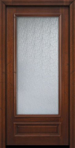 WDMA 36x80 Door (3ft by 6ft8in) French Malapoga Hardwood 36in x 80in 3/4 Lite DoorCraft Mahogany Door 2