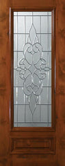 WDMA 36x80 Door (3ft by 6ft8in) Exterior Knotty Alder 36in x 80in 3/4 Lite Courtlandt Alder Door 1