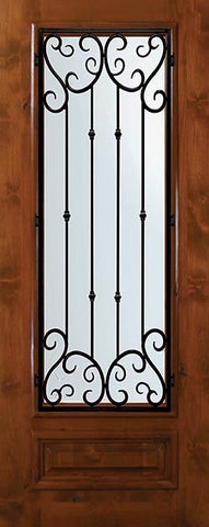 WDMA 36x80 Door (3ft by 6ft8in) Exterior Knotty Alder 36in x 80in 3/4 Lite Valencia Alder Door 1