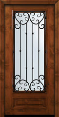 WDMA 36x80 Door (3ft by 6ft8in) Exterior Knotty Alder 36in x 80in 3/4 Lite Valencia Alder Door 2
