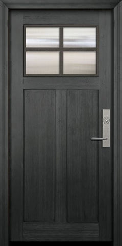 WDMA 36x80 Door (3ft by 6ft8in) Exterior Fir 36in x 80in Craftsman 4 Lite SDL Door 1