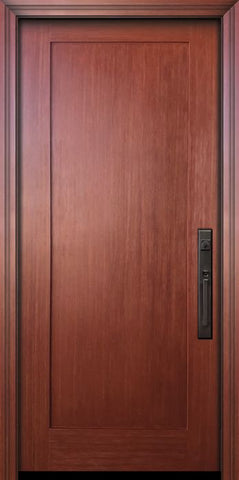 WDMA 36x80 Door (3ft by 6ft8in) Exterior Fir 80in Shaker 1 Panel Door 1
