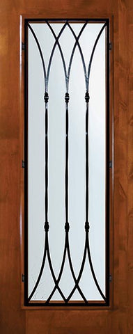 WDMA 36x80 Door (3ft by 6ft8in) Exterior Knotty Alder 36in x 80in Full Lite Warwick Alder Door 1