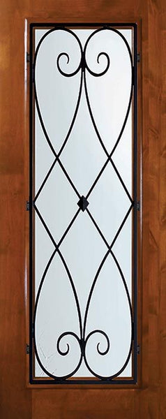 WDMA 36x80 Door (3ft by 6ft8in) Exterior Knotty Alder 36in x 80in Full Lite Charleston Alder Door 1
