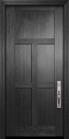 WDMA 36x80 Door (3ft by 6ft8in) Exterior Fir 80in Craftsman 5 Panel Door 1