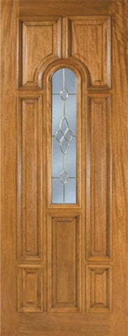 WDMA 36x96 Door (3ft by 8ft) Exterior Mahogany Talbot Single Door w/ C Glass 1