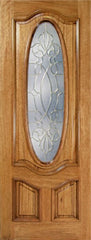 WDMA 36x96 Door (3ft by 8ft) Exterior Mahogany La Jolla Single Door w/ CO Glass - 8ft Tall 1