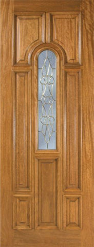 WDMA 36x96 Door (3ft by 8ft) Exterior Mahogany Talbot Single Door w/ OL Glass 1