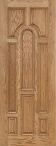 WDMA 36x96 Door (3ft by 8ft) Exterior Oak Carrick Single Door - 8ft Tall 1