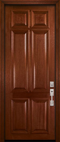 WDMA 36x96 Door (3ft by 8ft) Exterior Mahogany 36in x 96in 6 Panel DoorCraft Door 2