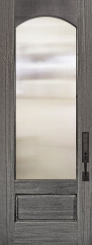 WDMA 36x96 Door (3ft by 8ft) Exterior Mahogany 36in x 96in Arch 3/4 Lite DoorCraft Door 1