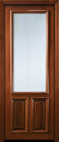 WDMA 36x96 Door (3ft by 8ft) Exterior Mahogany 36in x 96in 2/3 Lite Portobello Door 2