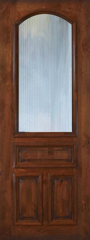 WDMA 36x96 Door (3ft by 8ft) Exterior Knotty Alder 36in x 96in Arch Lite Estancia Alder Door 1