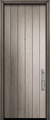 WDMA 36x96 Door (3ft by 8ft) Exterior Swing Mahogany 36in x 96in Square Top Plank Portobello Door 1