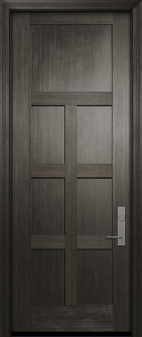 WDMA 36x96 Door (3ft by 8ft) Exterior Fir IMPACT | 96in Craftsman 7 Panel Door 1
