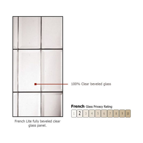 WDMA 36x96 Door (3ft by 8ft) Exterior Knotty Alder 96in 3/4 Lite French Alder Door 2