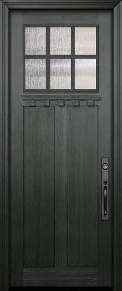 WDMA 36x96 Door (3ft by 8ft) Exterior Fir 36in x 96in Craftsman 6 Lite SDL Door 1