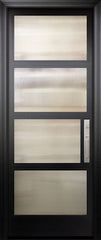 WDMA 36x96 Door (3ft by 8ft) Exterior Swing Smooth 36in x 96in 1 Block Right NP-Series Narrow Profile Door 1