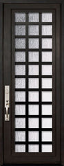 WDMA 36x96 Door (3ft by 8ft) Exterior 36in x 96in Cube Full Lite Single Contemporary Entry Door 1