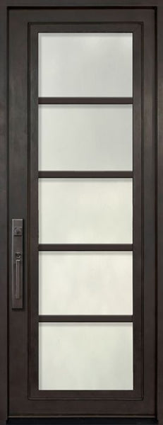 WDMA 36x96 Door (3ft by 8ft) Exterior 36in x 96in Urban-5 Full Lite Single Contemporary Entry Door 1