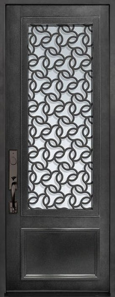 WDMA 36x96 Door (3ft by 8ft) Exterior 36in x 96in Arte 3/4 Lite Single Contemporary Entry Door 1