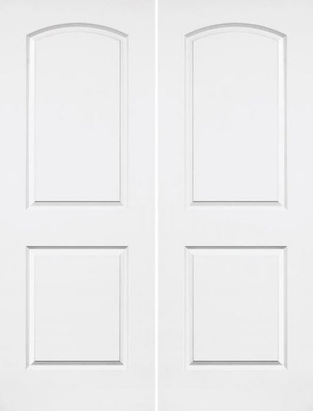 WDMA 40x80 Door (3ft4in by 6ft8in) Interior Swing Smooth 80in Caiman Solid Core Double Door|1-3/8in Thick 1
