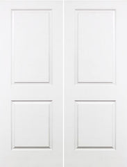 WDMA 40x96 Door (3ft4in by 8ft) Interior Barn Smooth 96in Carrara Solid Core Double Door|1-3/8in Thick 1