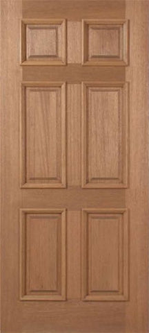 WDMA 42x80 Door (3ft6in by 6ft8in) Exterior Mahogany Augusta Single Door 1
