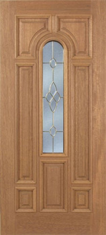 WDMA 42x80 Door (3ft6in by 6ft8in) Exterior Mahogany Revis Single Door w/ C Glass - 6ft8in Tall 1